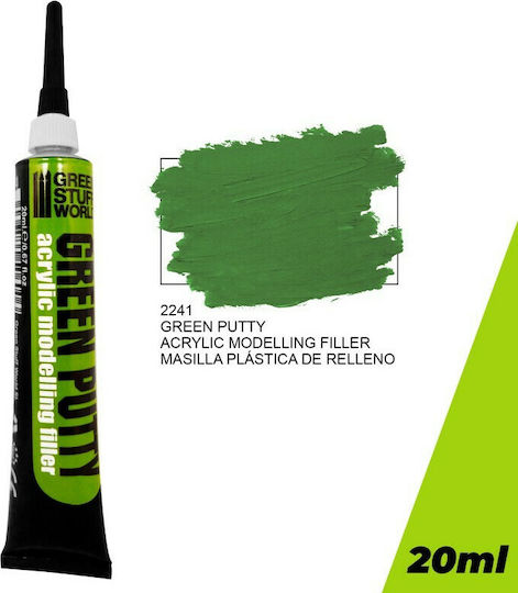 Green Stuff World Acrylic Modelling Filler Model Making Paint Green 20ml