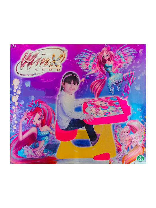 Winx Kids Desk for Painting made of Plastic Multicolour