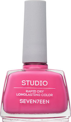 Seventeen Studio Rapid Dry Lasting Color Gloss Βερνίκι Νυχιών Quick Dry Ροζ 159 12ml
