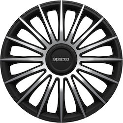 Sparco Τάσια Treviso 15" 4τμχ Μαύρο SPC1593BKSV