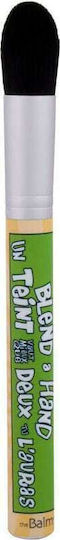 theBalm Make Up Brush for Foundation from Synthetic Bristle Blend A Hand Tapered