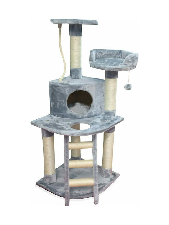 Pet Interest Tarzan Ονυχοδρόμιο Γατόδεντρο Γκρι 5 επιπέδων 81x63x120εκ.