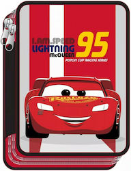 Gim Hot Wheels Pencil Case with 2 Compartments Red