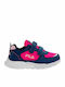 Comfort Happy Încălțăminte sport Joasa pentru copii cu scai Fuchsia