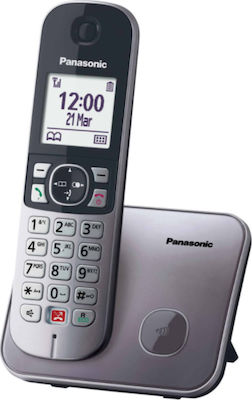 Panasonic KX-TG6851 Cordless Phone with Speaker Gray