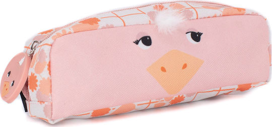 Les Deglingos Pomelos Pencil Case Pink