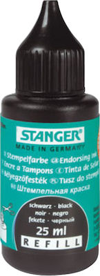 Stanger Cerneală lichidă pentru tamponul de cerneală Ștampilă Negru 25ml