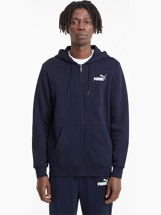 PUMA Cardigan with Hood Navy