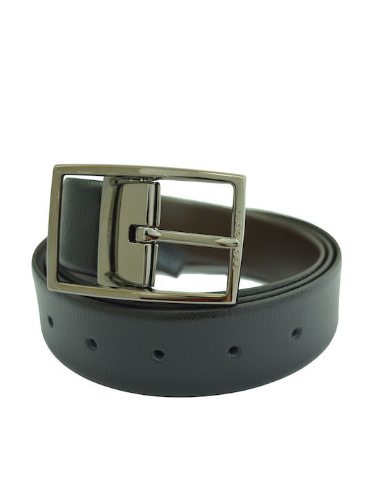 Men's Belt Leather Double Sided Black / Brown