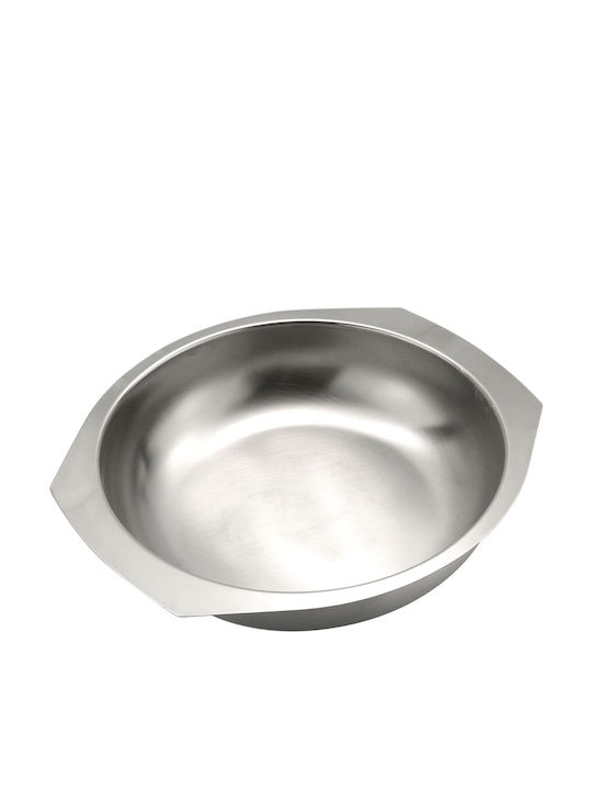 Sunnex Inox Salad Bowl Silver 25x25cm