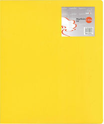 Typotrust Ντοσιέ με 2 Κρίκους 3/32 για Χαρτί A4 Κίτρινο