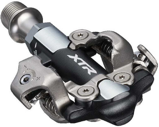 Shimano XTR PD-M9100 Πετάλια Ποδηλάτου Κουμπωτά Ασημί W/O Reflector