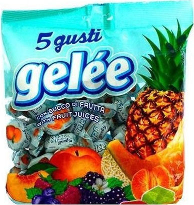 Gelle 5 Gusti mit Geschmack Frucht-Mix 1Stück 400gr