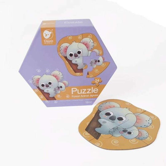 Kids Puzzle Forest Animals for 1.5+ years+ Years 24pcs Classic World