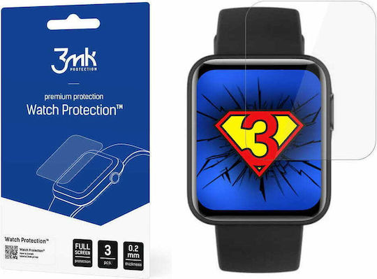 3MK Curved Arc Screen Protector για το Mi Watch Lite 3τμχ