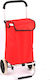 Shopping Trolley Red 43x34x97cm