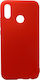 Matt Back Cover Σιλικόνης Κόκκινο (Huawei P Smart Z)
