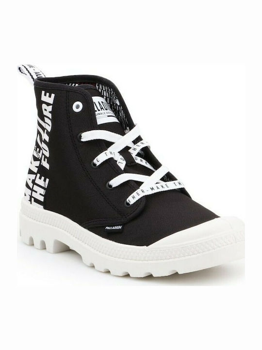 Palladium Pampa Hi Γυναικεία Μποτάκια Μαύρα