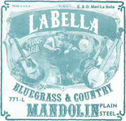 La Bella Single Silver Plated String for Mandolin 773L Νο3 0,021''"