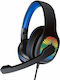 Ezra GE06 Over Ear Gaming Headset με σύνδεση 2x3.5mm / USB