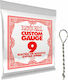 Ernie Ball Μονή Steel Χορδή 9" για Μπουζούκι Custom Gauge Plain