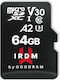 GoodRAM IRDM microSDXC 64GB Class 10 U3 V30 A2 UHS-I με αντάπτορα