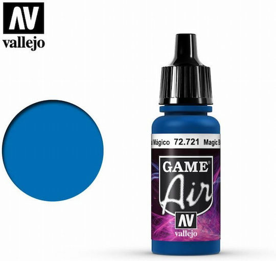 Acrylicos Vallejo Game Air Χρώμα Μοντελισμού Magic Blue 17ml