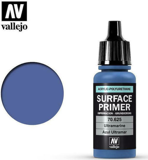 Acrylicos Vallejo Surface Primer Χρώμα Μοντελισμού Ultramarine 18ml