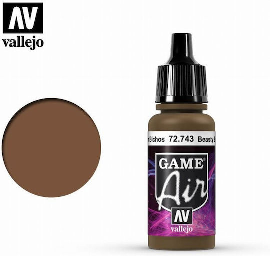 Acrylicos Vallejo Game Air Farbe Modellbau Braun 17ml