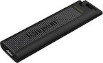 Kingston DataTraveler 256GB USB 3.2 Stick with connection USB-C Black