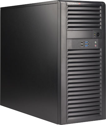 Supermicro SuperChassis 732D4-668B Midi Tower Компютърна кутия Черно