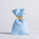 Christening Favor in Pouch N375g Blue made of Fabric 50 Pieces