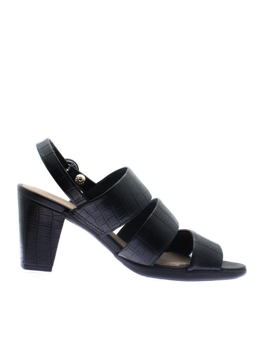 Leather Sandals Anatomic Black