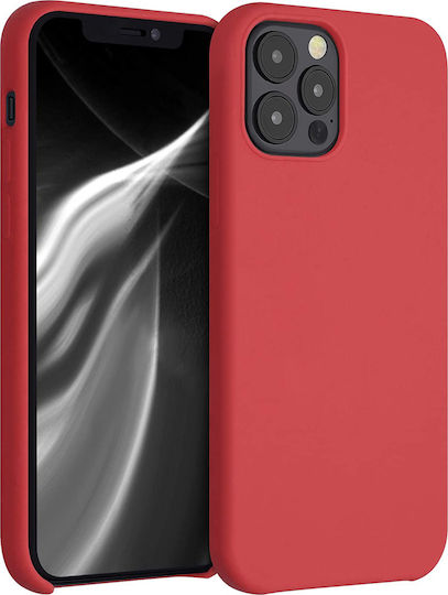 KWmobile Rubber Back Cover Σιλικόνης Κόκκινο (iPhone 12 Pro Max)