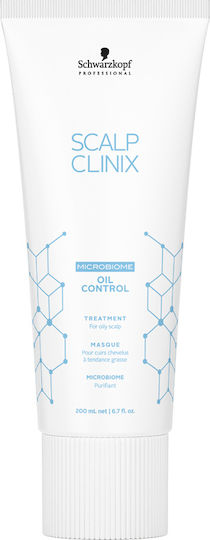 Schwarzkopf Clinix Oil Control Treatment Hair Mask for Hydration 200ml