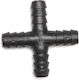 PLASTIC CROSS BLACK F10