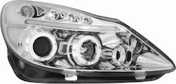 Dectane Vordere Lichter Engelsaugen LED für Opel Corsa D Chrom 2006 2Stück