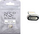 NSP Magnetic for NSC01 Щепсел Lightning мъжки Сребрист (8228612)