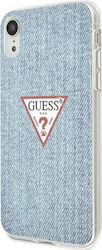 Guess Jeans Collection Umschlag Rückseite Silikon Light Blue (iPhone XR) GUHCI61PCUJULLB
