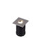 Trio Lighting Belaja Σποτ Δαπέδου LED 3W με Θερμό Λευκό Φως IP65 Ασημί