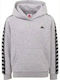 Kappa Kinder Sweatshirt mit Kapuze und Taschen Gray