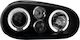 Sonar Front Lights Angel Eyes for Volkswagen Golf 4 with H1 lamps 1997-20 2pcs