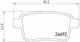 Brembo Bremsbelag Hinten für Hyundai Matrix Toyota Lexus / Avalon / Camry / Matrix / RAV 4