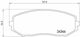 Brembo Brake Pad Rear for Suzuki Vitara