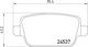 Brembo Brake Pad Rear for Ford Focus / Galaxy / Kuga / Mondeo / S-Max Jaguar MK II
