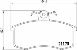 Brembo Brake Pad Rear for Land Rover Freelander