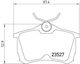 Brembo Σετ Τακάκια Πίσω για Honda Accord