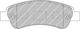 Ferodo Brake Pad Rear for Citroen Jumper Fiat Ducato Peugeot Boxer