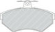 Ferodo Front Brake Pad Set for Volkswagen Caddy