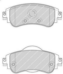 Ferodo Front Brake Pad for Citroen C4